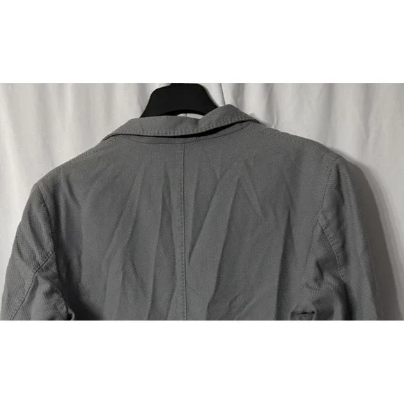 NWT San Remo Mens Long Sleeve Comfort Cotton Casual Gray Jacket Blazer‎ Size 50